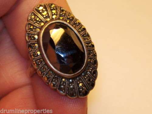 Anillos de moda banda de hematites