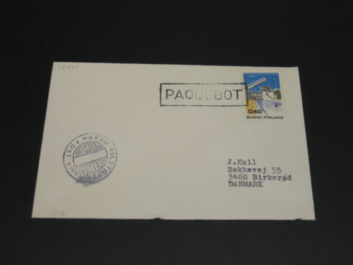 Ships, Boats Postal History Finnish Stamps