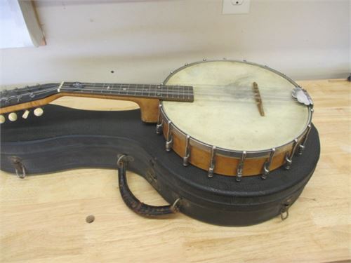 RARE Vintage S S Stewart Imperial Banjeaurine 8 string banjo classic circa 1800s