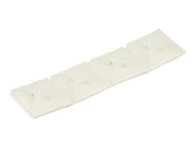 StarTech.com 100 Pack Cable Tie Mounts with Adhesive Tape for 0.13in [3.2mm]