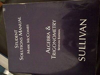 Algebra and Trigonometry - Paperback By Sullivan, Michael - GOOD