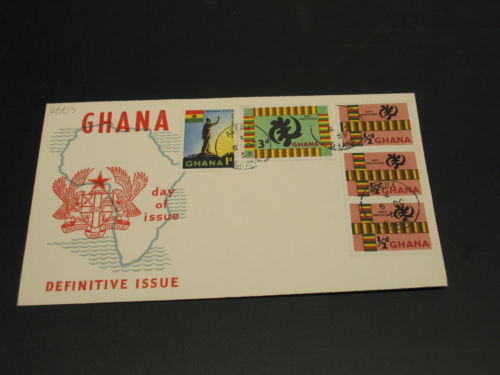 First Day of Issue Postal History Ghanaian Stamps