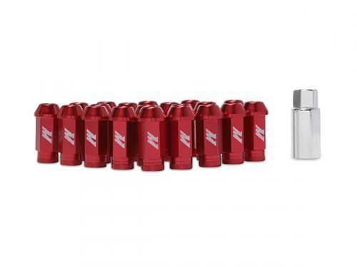 Mishimoto Aluminum Locking Lug Nuts M12x1.25 20pc Set Red