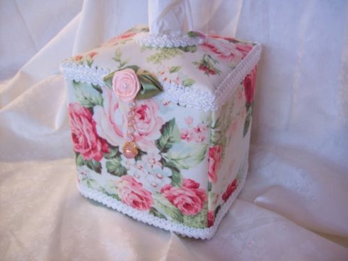 Caja de tejido de tela Handmade Cubre