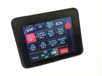 SPOD 8-700-TSB-C10 Universal Add-On Touchscreen Switch Panel for 8 Circuit Syste