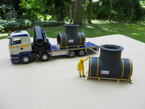 Camion Renault 2T5 PTT – 1970 – COMPTOURS – Résine 1/50 – Collection (manque Un Phare)