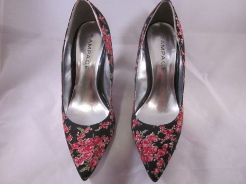 Talons Noirs Femme Rampage Edna - Pointure US 9 (39-40 FR) - Occasion, Idéal Pour Soirée Ou Quotidien