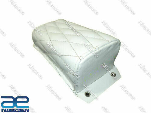 For Harley Bobber Chopper P Pad Seat White BSA Cafe Racer Triumph Norton AJS 