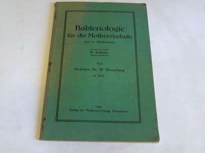 Bakteriologie für die Molkereischule