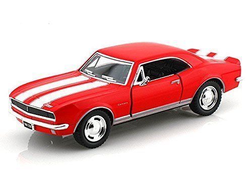 Chevrolet Camaro Z-28 (1967) ミニカー　未開封 1967 Chevrolet Camaro Z28 Red 1:37 Diecast Model Car