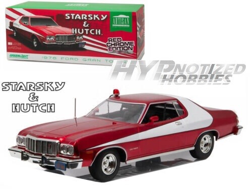 STARSKY & HUTCH 1976トリノ 1/18 GREEN LIGHT GREENLIGHT 1:18 STARSKY & HUTCH 1976 FORD GRAN TORINO RED