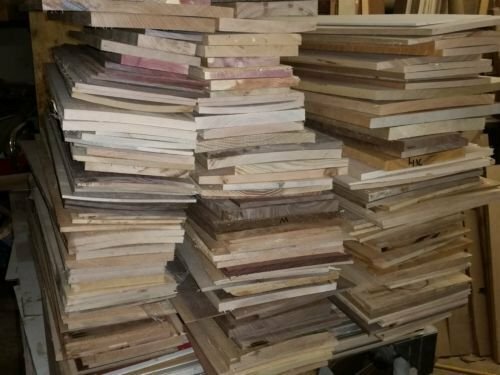 THIN HARDWOOD LUMBER Scraps WALNUT Red Oak MAPLE Cherry ASH Wood Crafts Scroll