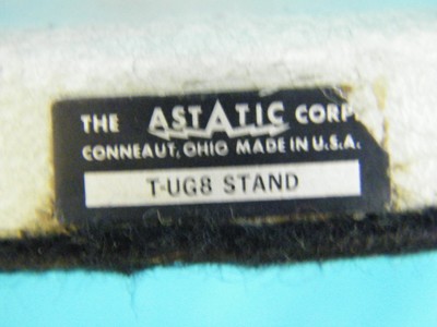 Vintage Astatic Microphone Model No D-104 T-UG8 Stand