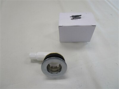 ITC CHROME 90 DEGREE THRU HULL DRAIN 98110NF-CH 3/4'' MARINE BOAT