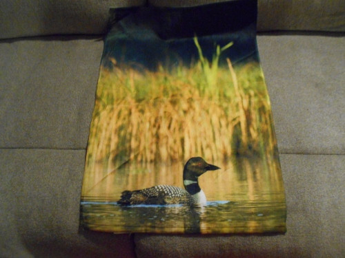3D Rose Common Loon Birds-Beaver Lake-Montana-Usa-Us27 Cha27