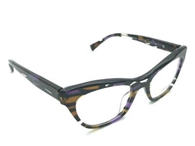 Alain Mikli A03104 005 Etienette Purple Brown Cat Eye Eyeglasses 51-19 145