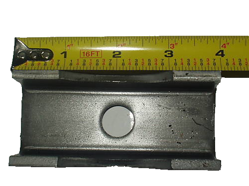 2- Trailer axle spring perch/seat for 2.3/8" 3500# Round axel tube mount Pad