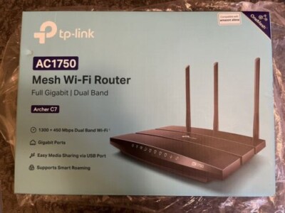 TP-Link - Archer AC1750 Dual-Band Wi-Fi 5 Router - Black