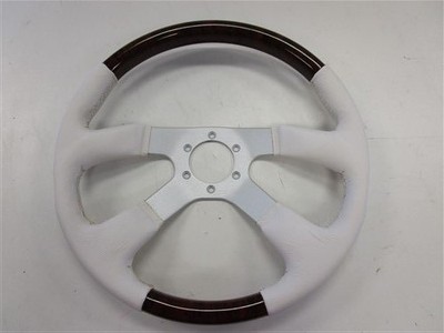 Interior Accessories 350mm Chrome Marine Boat Steering Wheel