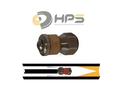 Rotations Rohreinigungsdüse1/8Zoll IG z.B. für Kärcher, Kränzle 