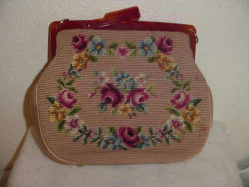 Baguette 100% lana vintage Bolsos y estuches