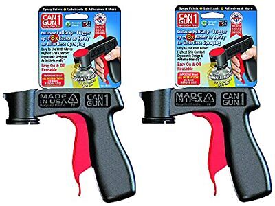 2Pk Spray Can Gun Paint Sprayer Grip Handle Multi Purpose Aerosol Trigger Nozzle