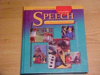Speech for Effective Communication, Annotated Teachers Edition - GOOD