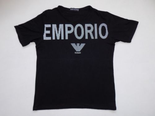 4f7 EMPORIO ARMANI Short Sleeve T-Shirt Top Eagle Logo
