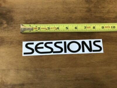15cm x 2.3cm 2 x Burton Logo Snowboard Decal Stickers in Black Gloss
