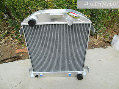 FORD HI-BOY RADIATOR GRILL SHELLS CHEVY ENGINE 1932 3ROW 25.5'' Overall Height