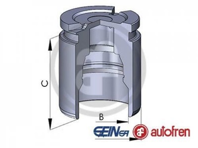 Autofrein Seinsa Kolben Bremssattel D025126 für FIAT