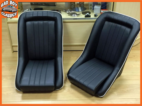 Asientos tuning deportivos blancos para coches