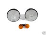DEPO Clear Front Bumper Signal Light + Amber Bulb For 2007-2013 Jeep Wrangler JK