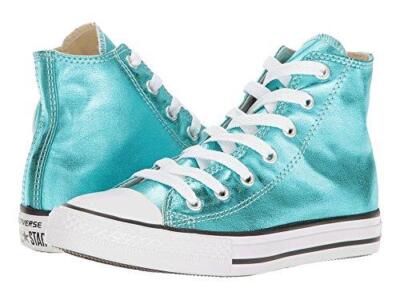 Converse Chuck Taylor All-Star Hi-Top Fresh Cyan/Black/White (PS)(355555F) -