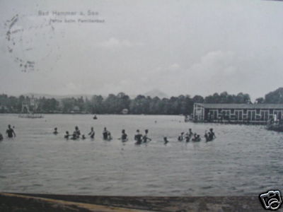 4699 Ak Bad Hammer at the Lake Bohemia Familienbad 1913