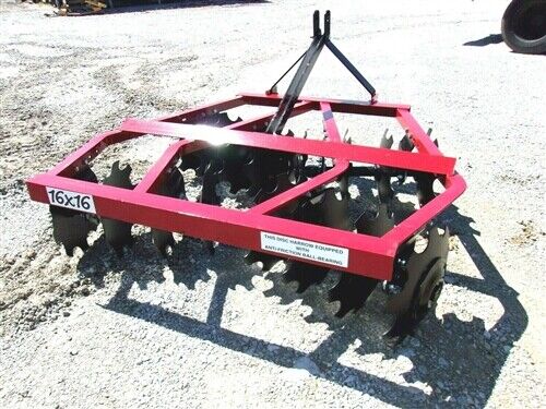 New ATLAS 1616   5 ft. Disc Harrow for 3 point (FREE 1000 MILE DELIVERY FROM KY)