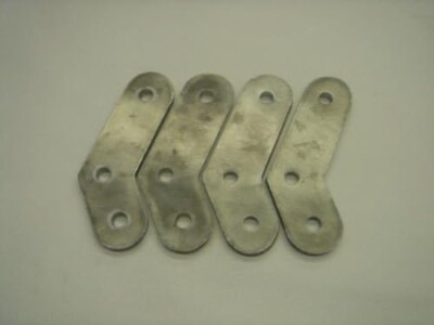 Boomerang Shackles Manufactured for Jeep YJ - 3/8'' Thick - 1 inch Lift