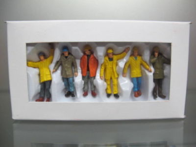 1/50 Scale Builder Construction Workers 6pcs/Set Fit DM CAT Engineer Truck Model