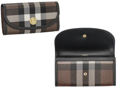 BURBERRY BURBERRY MEN'S WALLET 8072668 DARK BIRCH BROWN HALTON NEWARTICLE