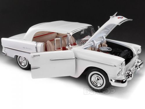1955 CHEVY BEL AIR CONVERTIBLE WHITE NIB | eBay