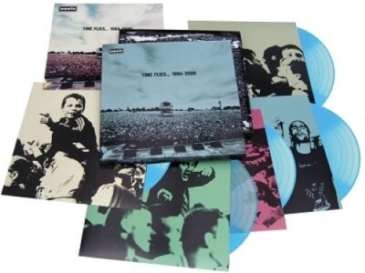 NEW OASIS Time Flies 1994-2009 Blue 5 LP Vinyl Records Limited Edition Japan