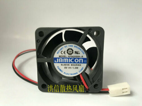 1 PCS JAMICON Fan KF0420S5H-R DC 5V 1.3W 4CM 4020 40*40*20MM 2 Pin