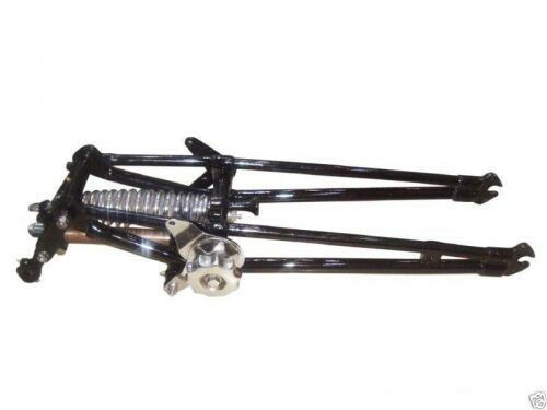 BSA M20 M21 500cc Front Girder Fork Springer Chrome Black painted 