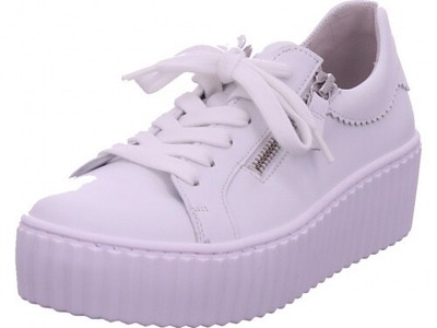 GABOR GABOR DAMEN HALBSCHUH SNEAKER SPORT SCHNÜRER ZUM SCHNÜREN WEISS 83.200.21