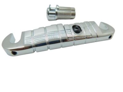 Compensated ALUMINUM Wraparound Combination Guitar Bridge/Tailpiece Les Paul Jr.