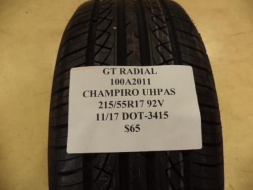 GT Radial 215/55/17 Car & Truck Tires