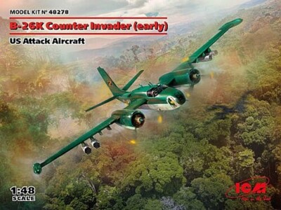 ICM US B26K Counter Invader Early Attack Aircraft - Plastic Model Airplane Kit