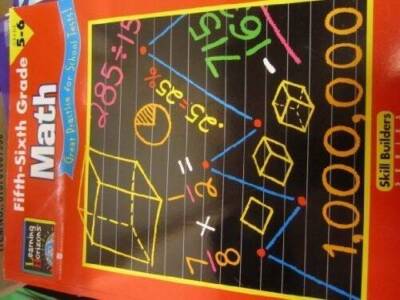 Math: Grade 5-6 (Math Skill Builders (Learning Horizons)) - Paperback - GOOD