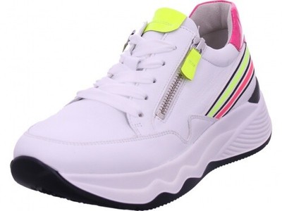 GABOR GABOR DAMEN HALBSCHUH SNEAKER SPORT SCHNÜRER ZUM SCHNÜREN WEISS 43.492.23