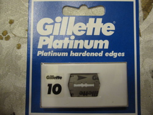 Gillette para hombre doble filo hojas de afeitar